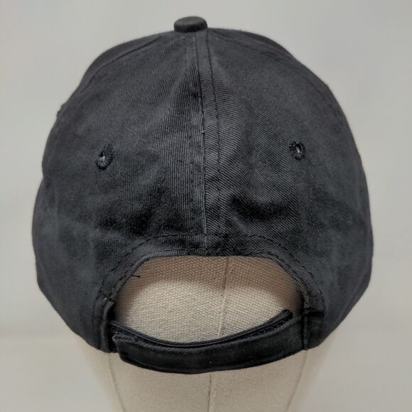 Fastenal Racing Strapback Hat Black OSFA Embroidered Logo Monarch - Picture 5 of 8